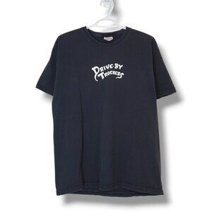 Vintage Drive By Truckers Graphic Band Shirt Black Size L